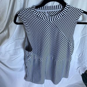 Tail Navy Striped Tank Shirt